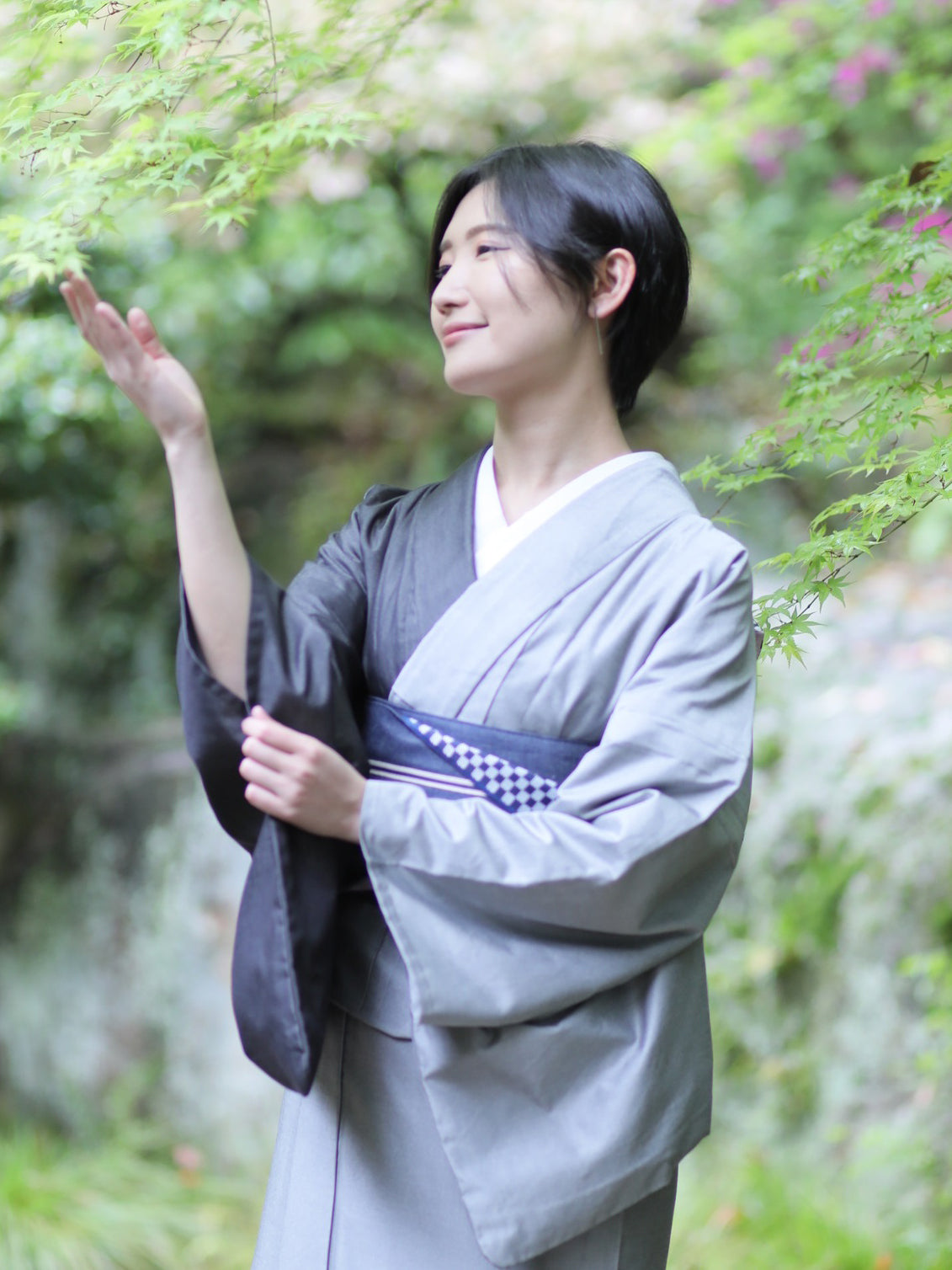 着物 | kimono | 帯 | obi | 児島帯 | kojimaobi | 岡山デニム | たたみべり | デニム着物 | シルクデニム | denim | 大人の着物 | カジュアル着物