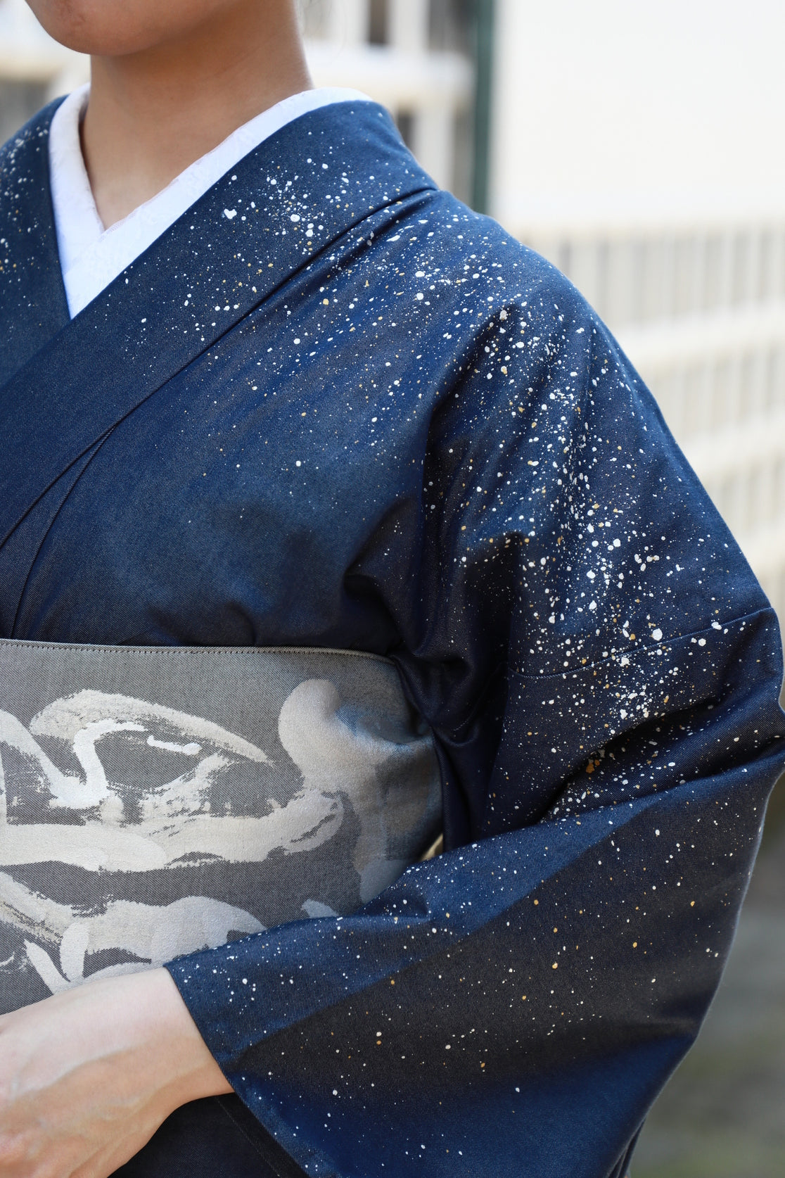 着物 | kimono | 帯 | obi | 児島帯 | kojimaobi | 岡山デニム | たたみべり | denim | デニム着物 | 倉敷デニム | 着物女子 | 七彩染
