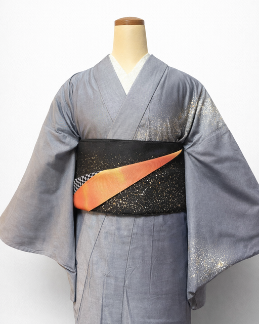 つくり帯 | 和の羽 | シルクデニム | 七彩染 | 児島帯 | 宇宙 | sora | 武田染工 | 武田和也