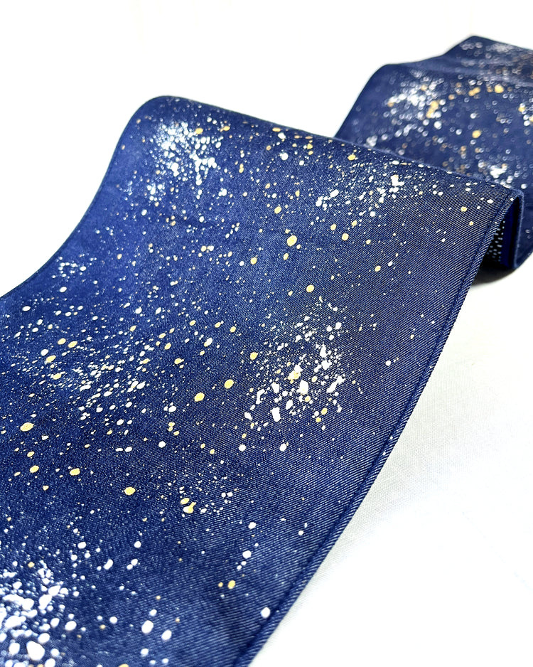 着物 | kimono | 帯 | obi | 児島帯 | kojimaobi | 岡山デニム | たたみべり | シルクデニム | 着物女子 | 七彩染 | 倉敷デニム | 半巾帯 | 宇宙 | 大人女子