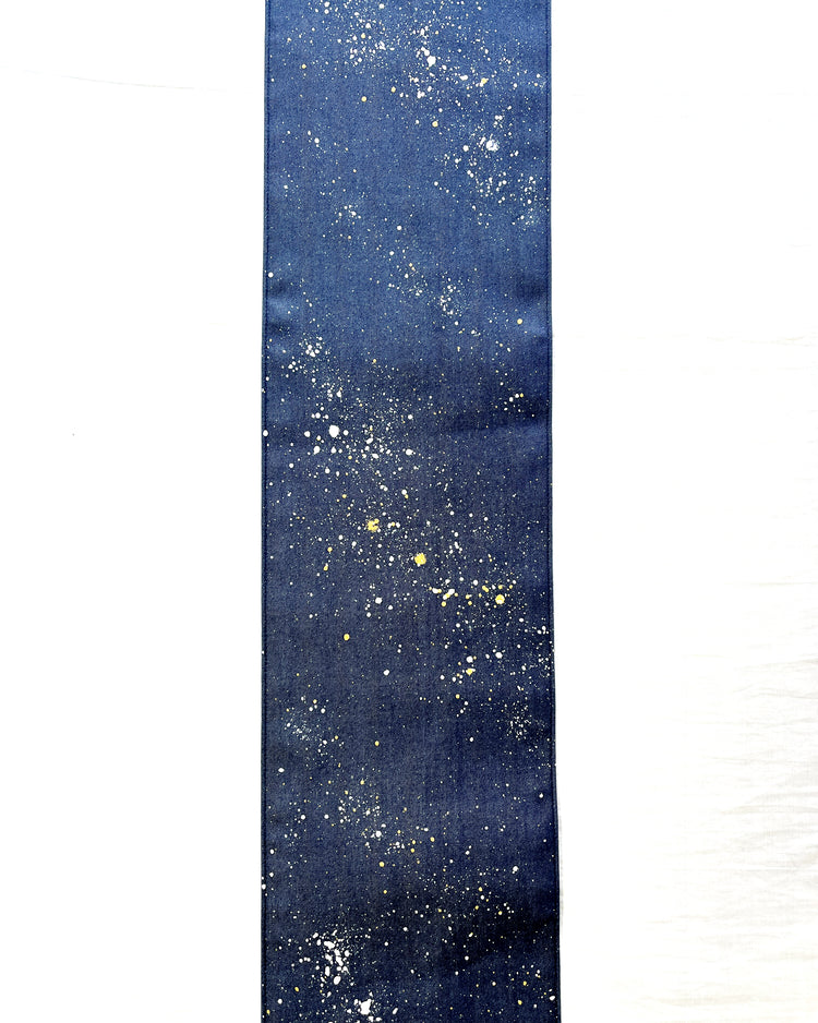着物 | kimono | 帯 | obi | 児島帯 | kojimaobi | 岡山デニム | たたみべり | シルクデニム | 着物女子 | 七彩染 | 倉敷デニム | 半巾帯 | 宇宙 | 大人女子