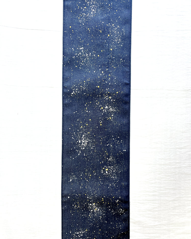 着物 | kimono | 帯 | obi | 児島帯 | kojimaobi | 岡山デニム | たたみべり | シルクデニム | 着物女子 | 七彩染 | 倉敷デニム | 半巾帯 | 宇宙 | 大人女子