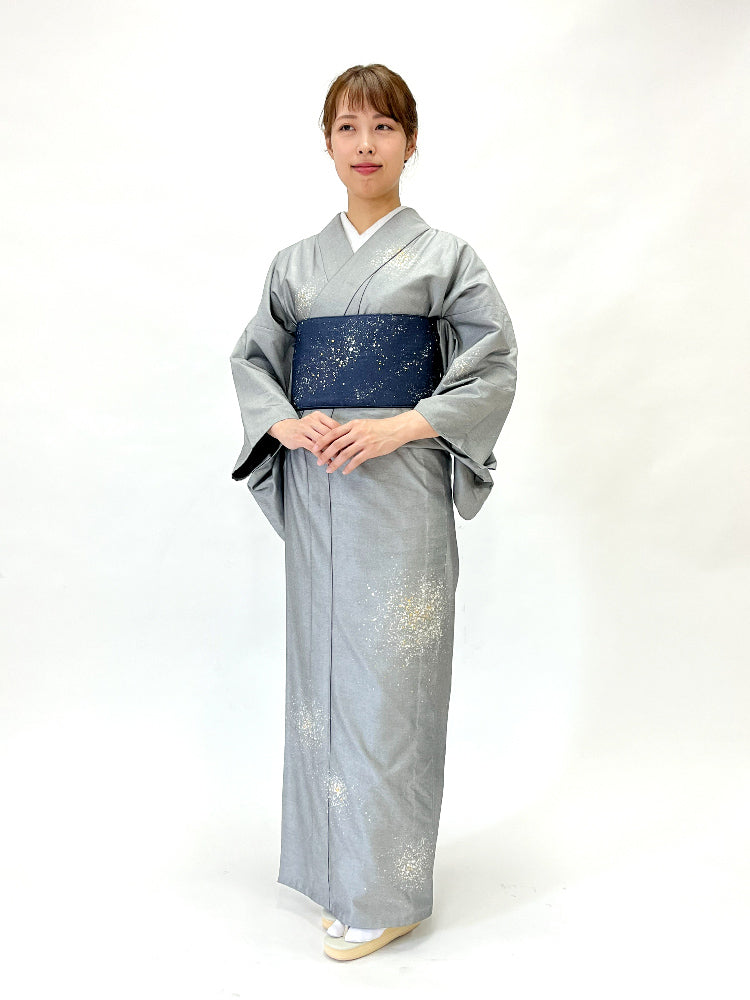 着物 | kimono | 帯 | obi | 児島帯 | kojimaobi | 岡山デニム | たたみべり | シルクデニム | denim | 岡山デニム | デニム着物 | 倉敷デニム