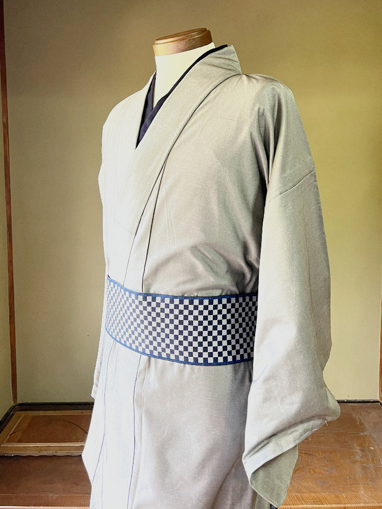 着物 | kimono | 帯 | obi | 児島帯 | kojimaobi | 岡山デニム | たたみべり | denim | デニム着物 | シルクデニム | 大人の着物 | カジュアル着物