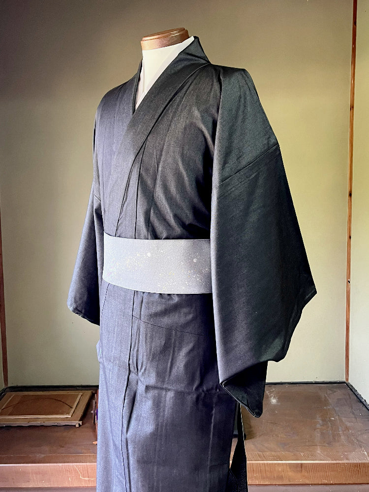 着物 | kimono | 帯 | obi | 児島帯 | kojimaobi | 岡山デニム | たたみべり | denim | デニム着物 | シルクデニム | 大人の着物 | カジュアル着物