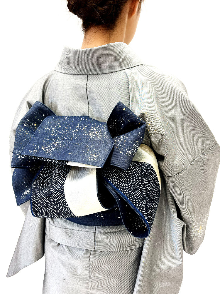 着物 | kimono | 帯 | obi | 児島帯 | kojimaobi | 岡山デニム | たたみべり | シルクデニム | denim | 岡山デニム | デニム着物 | 倉敷デニム