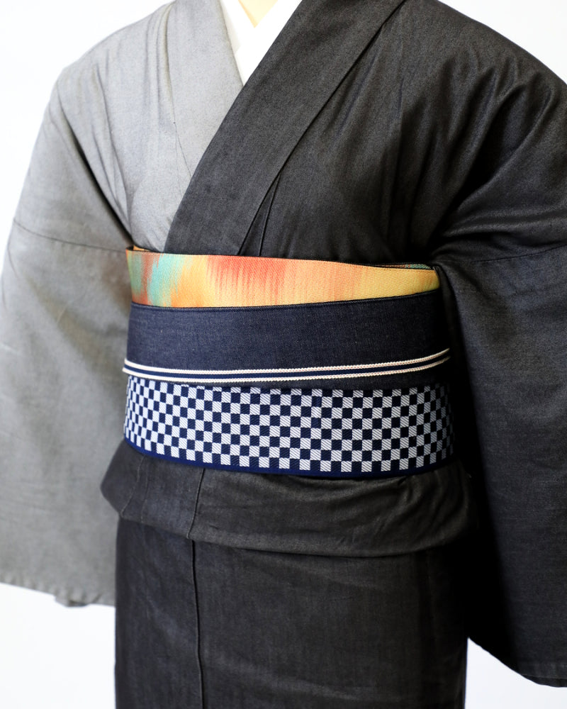 着物 | kimono | 帯 | obi | 児島帯 | kojimaobi | 岡山デニム | たたみべり | 真田紐 | 倉敷デニム | 半巾帯 | 半幅帯 | デニム帯 | ゆかた帯 | カジュアル着物
