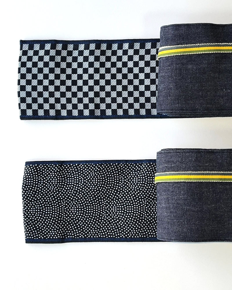 着物 | kimono | 帯 | obi | 児島帯 | kojimaobi | 岡山デニム | たたみべり | 真田紐 | 倉敷デニム | denim | デニム角帯 | 角帯 | 男性用帯 | カジュアル帯