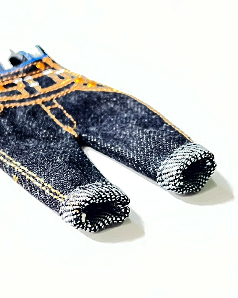 着物 | kimono | 帯 | obi | 児島帯 | kojimaobi | 岡山デニム | たたみべり | 真田紐 | denim | ミニジーンズ | キーホルダー | デニムキーホルダー
