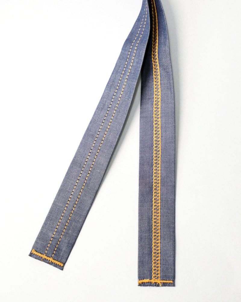デニム紐 | 着物ひも | 着物 | kimono | 帯 | obi | 児島帯 | kojimaobi | 岡山デニム | ロング紐 | カン止め | denim | デニム