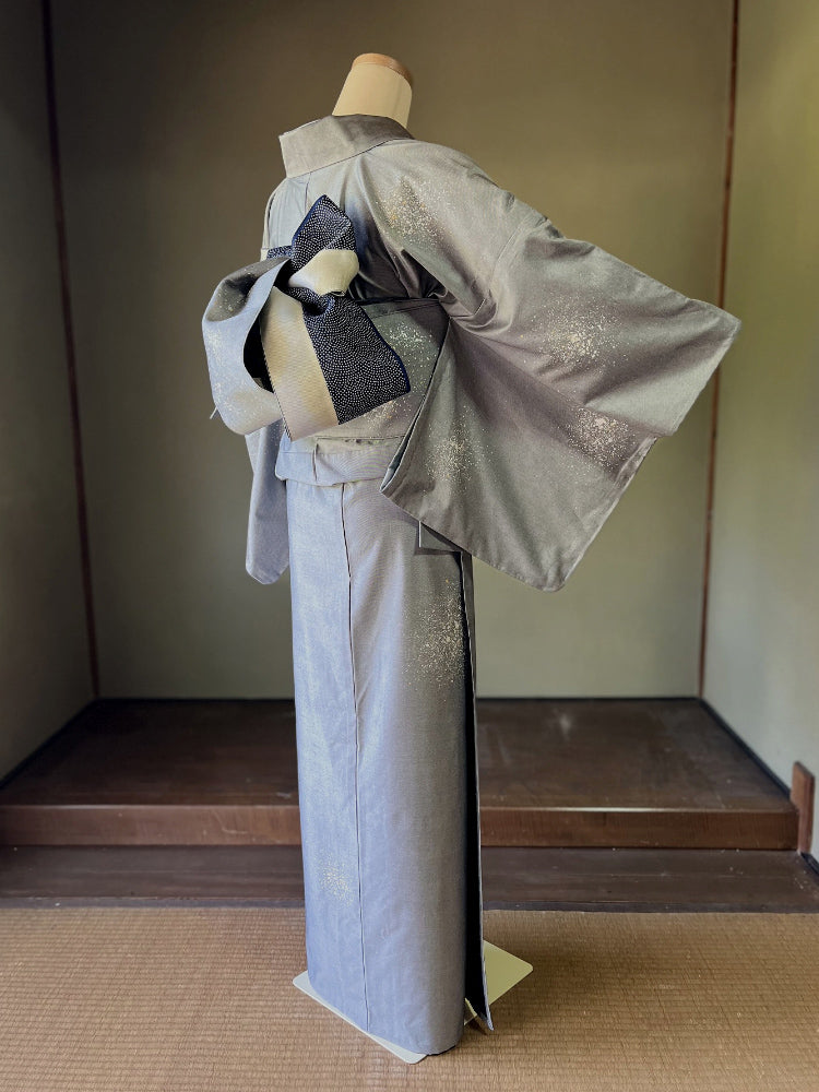 着物 | kimono | 帯 | obi | 児島帯 | kojimaobi | 岡山デニム | たたみべり | シルクデニム | denim | 岡山デニム | デニム着物 | 倉敷デニム
