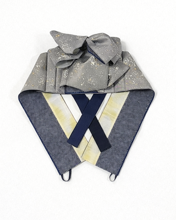 つくり帯 | 和の羽 | シルクデニム | 七彩染 | 児島帯 | 宇宙 | sora | 武田染工 | 武田和也