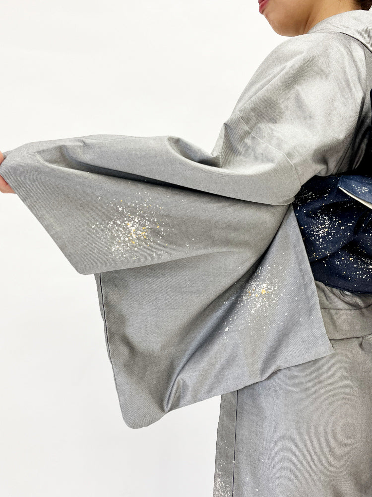 着物 | kimono | 帯 | obi | 児島帯 | kojimaobi | 岡山デニム | たたみべり | シルクデニム | denim | 岡山デニム | デニム着物 | 倉敷デニム