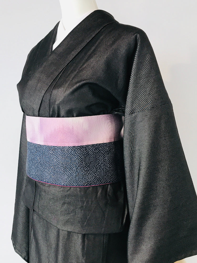 着物 | kimono | 帯 | obi | 児島帯 | kojimaobi | 岡山デニム | たたみべり | denim | デニム着物 | シルクデニム | 大人の着物 | カジュアル着物