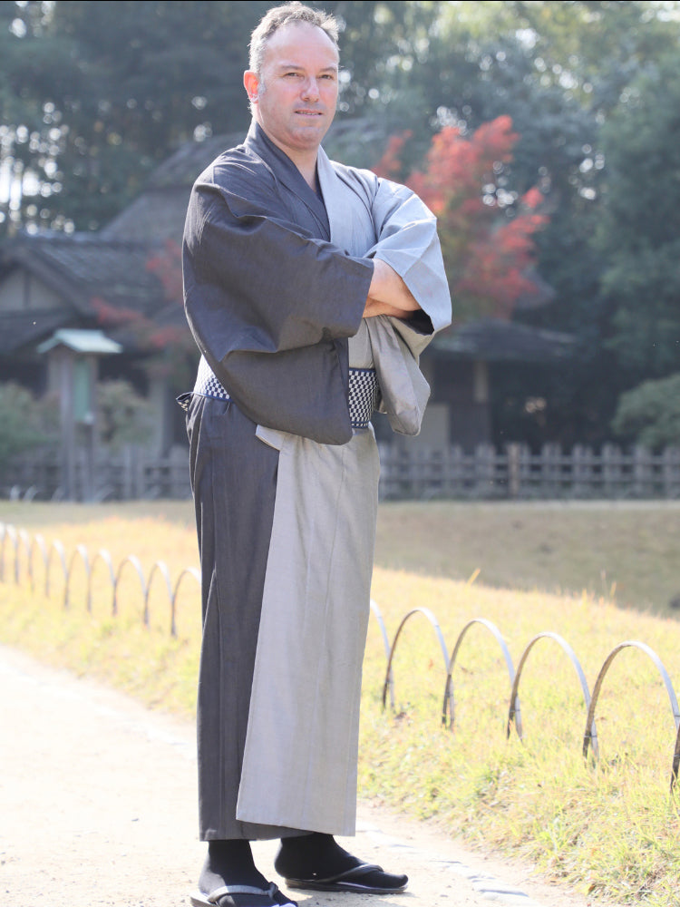 着物 | kimono | 帯 | obi | 児島帯 | kojimaobi | 岡山デニム | たたみべり | デニム着物 | シルクデニム | denim | 大人の着物 | カジュアル着物