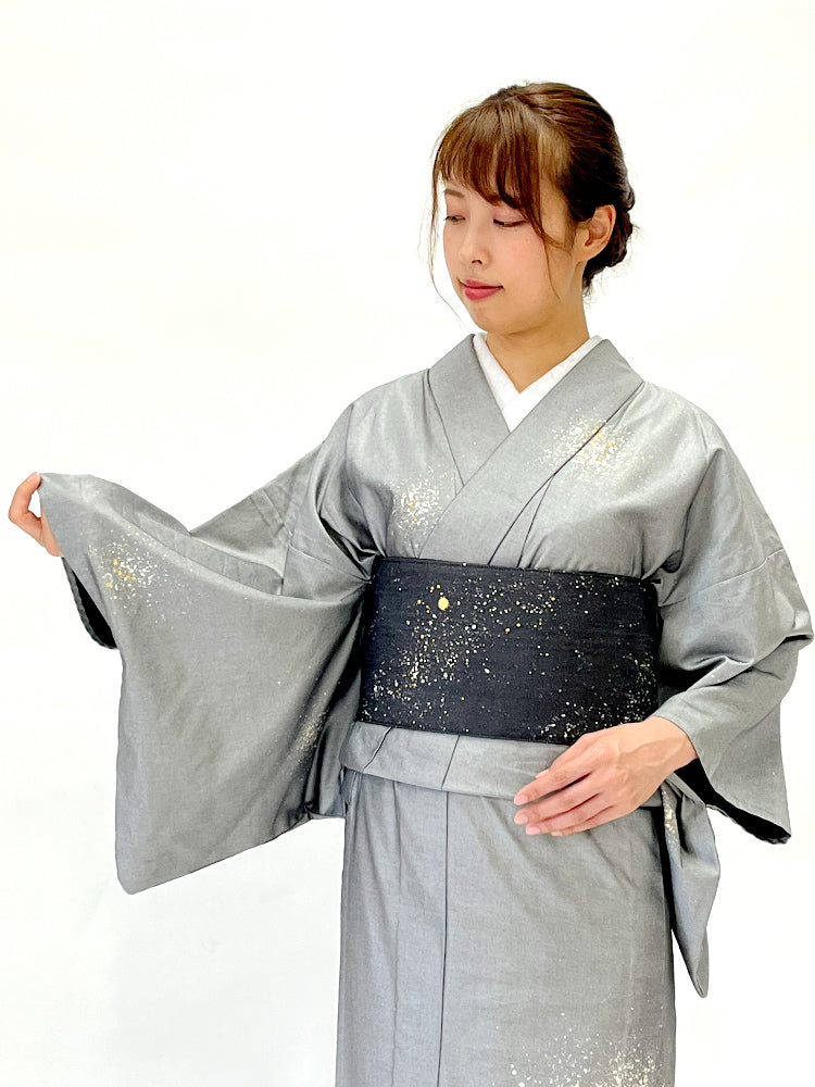 着物 | kimono | 帯 | obi | 児島帯 | kojimaobi | 岡山デニム | たたみべり | シルクデニム | denim | 岡山デニム | デニム着物 | 倉敷デニム