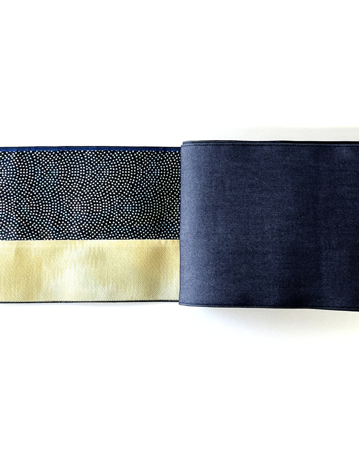着物 | kimono | 帯 | obi | 児島帯 | kojimaobi | 岡山デニム | たたみべり | シルクデニム | 着物女子 | 倉敷デニム | 半巾帯 | 大人女子