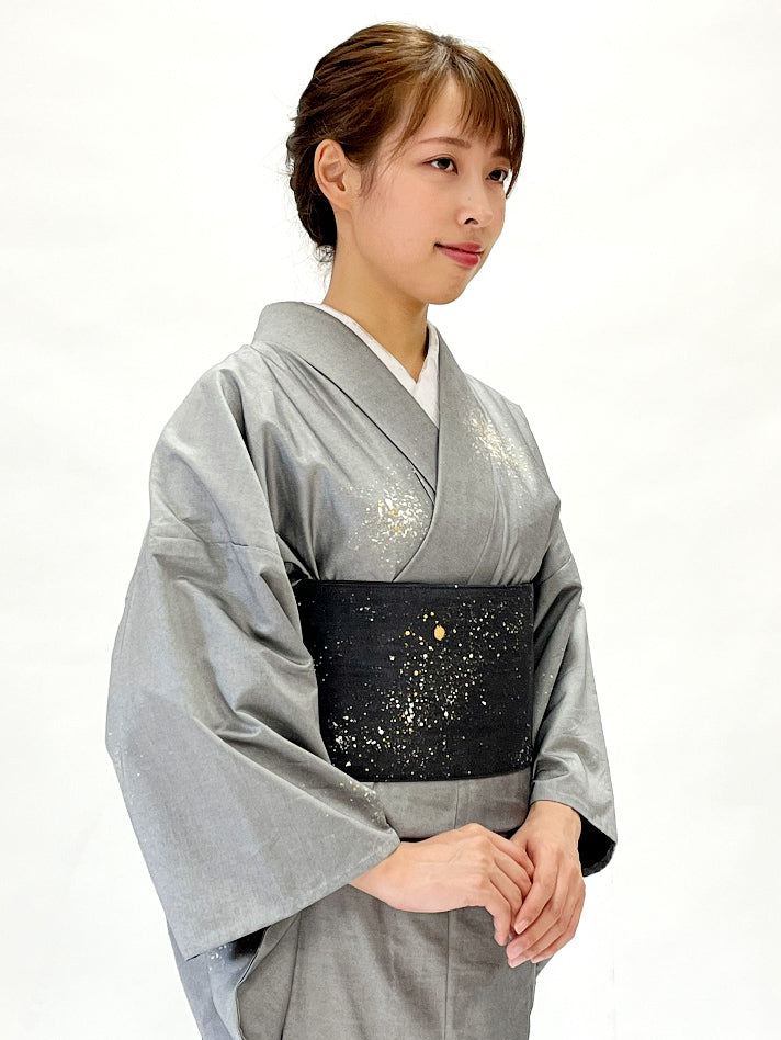 着物 | kimono | 帯 | obi | 児島帯 | kojimaobi | 岡山デニム | たたみべり | シルクデニム | denim | 岡山デニム | デニム着物 | 倉敷デニム