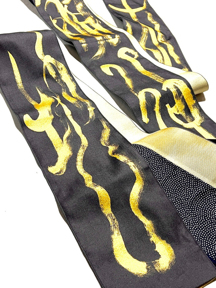 着物 | kimono | 帯 | obi | 児島帯 | kojimaobi | 岡山デニム | たたみべり | シルクデニム | 着物女子 | アトリエ麗光 | 倉敷デニム | 半巾帯 | 麗光 | 大人女子
