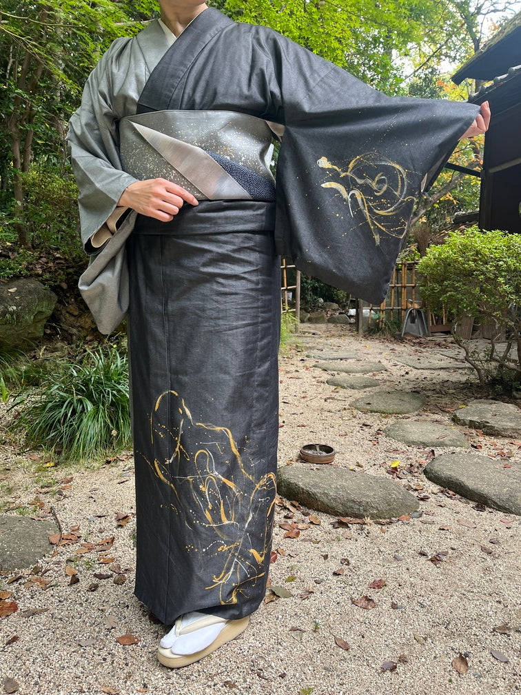 児島 | 児島帯 | 倉敷 | 岡山 | 岡山デニム | 倉敷デニム | シルクデニム | 鳳凰 | 麗光 | 龍神 | denim | kojimaobi | 片身替わり |書道 | 書家 | アトリエ麗光