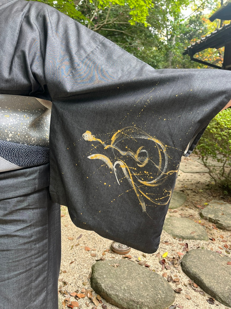 児島 | 児島帯 | 倉敷 | 岡山 | 岡山デニム | 倉敷デニム | シルクデニム | 鳳凰 | 麗光 | 龍神 | denim | kojimaobi | 片身替わり |書道 | 書家 | アトリエ麗光