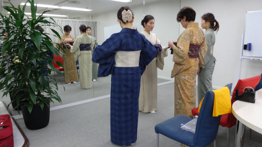 前結び着付け | 着つけ教室 | 半巾帯 | 着物コーデ | 着物好き