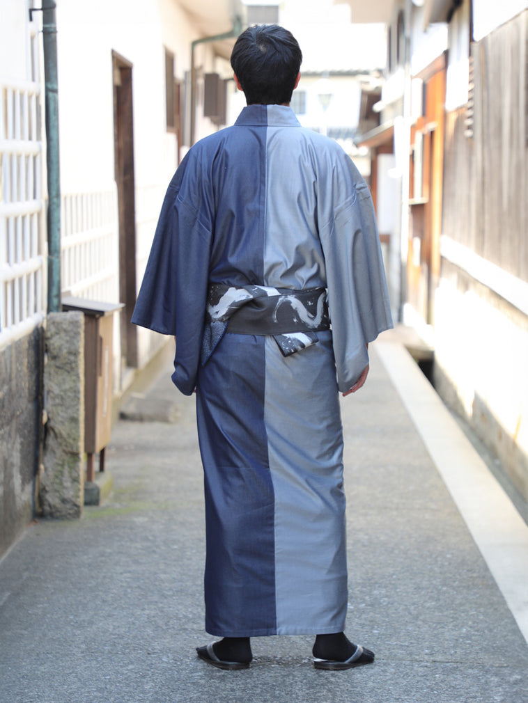 着物 | kimono | 帯 | obi | 児島帯 | kojimaobi | 岡山デニム | たたみべり | デニム着物 | シルクデニム | denim | 大人の着物 | カジュアル着物