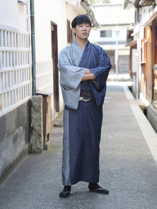 着物 | kimono | 帯 | obi | 児島帯 | kojimaobi | 岡山デニム | たたみべり | デニム着物 | シルクデニム | denim | 大人の着物 | カジュアル着物