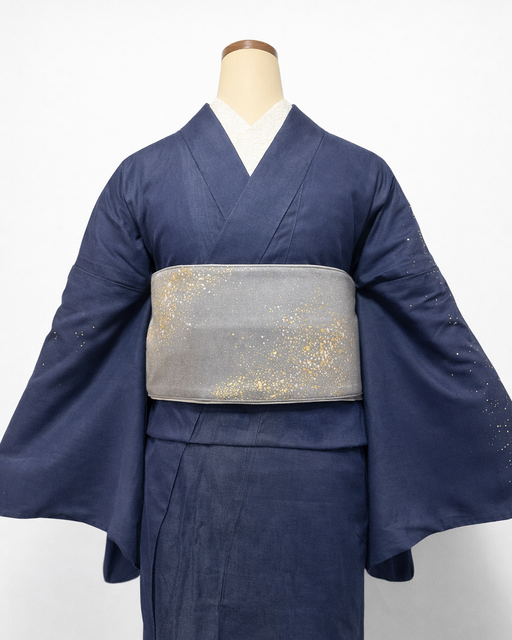 つくり帯 | 和の羽 | シルクデニム | 七彩染 | 児島帯 | 宇宙 | sora | 武田染工 | 武田和也