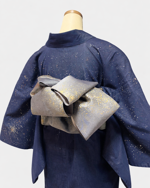つくり帯 | 和の羽 | シルクデニム | 七彩染 | 児島帯 | 宇宙 | sora | 武田染工 | 武田和也