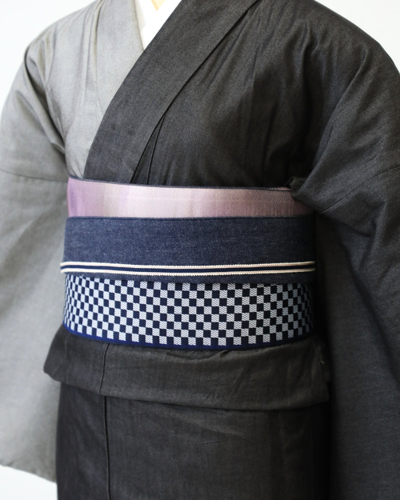 着物 | kimono | 帯 | obi | 児島帯 | kojimaobi | 岡山デニム | たたみべり | 真田紐 | 倉敷デニム | 半巾帯 | 半幅帯 | デニム帯 | ゆかた帯 | カジュアル着物