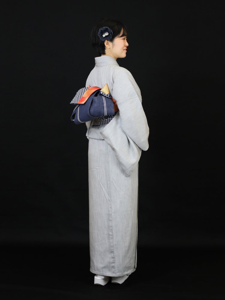 児島帯 | kojimaobi |  デニム着物 | denim | ゆかた | 夏 | きもの | 洗える着物 | 帯 | obi | 着物 | kimono