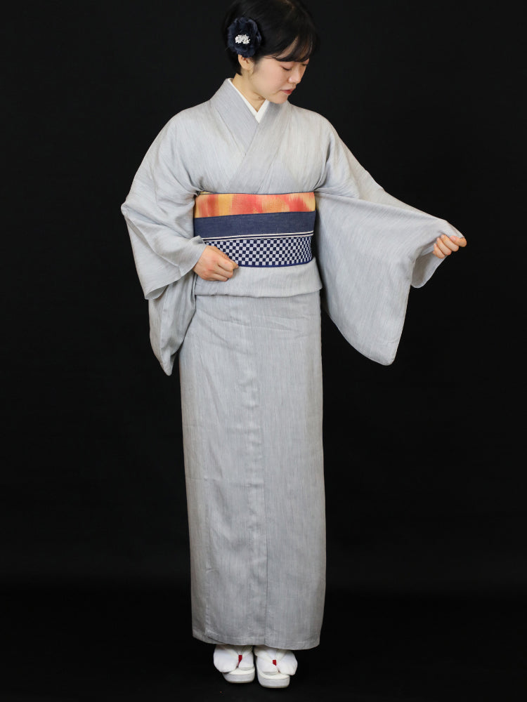 児島帯 | kojimaobi |  デニム着物 | denim | ゆかた | 夏 | きもの | 洗える着物 | 帯 | obi | 着物 | kimono