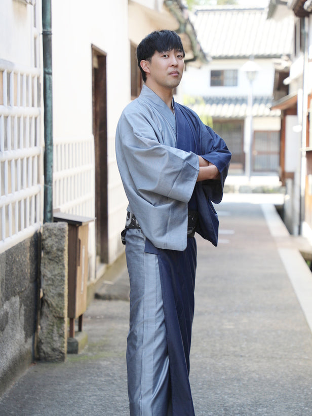 着物 | kimono | 帯 | obi | 児島帯 | kojimaobi | 岡山デニム | たたみべり | デニム着物 | シルクデニム | denim | 大人の着物 | カジュアル着物