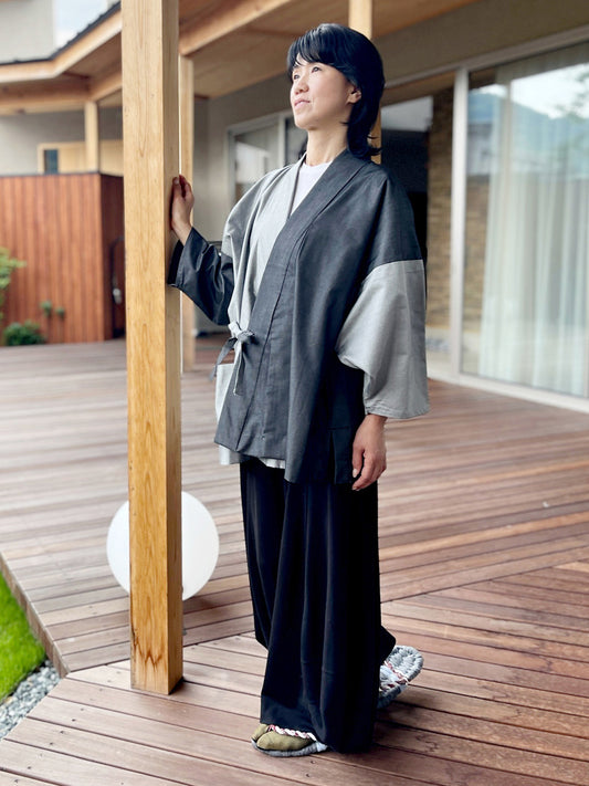着物 | kimono | 帯 | obi | 児島帯 | kojimaobi | 岡山デニム | たたみべり | denim | デニム着物 | 倉敷デニム | 着物女子 |  上っ張り | シルクデニム