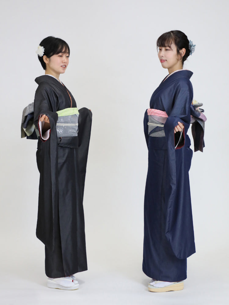 振袖 | デニム | denim | 児島帯 | kojimaobi | シルク | silk | denim | 帯 | obi | 着物 | kimono | 岡山デニム | デニム振袖 | デニム着物 | 岡山着物 | たたみべり