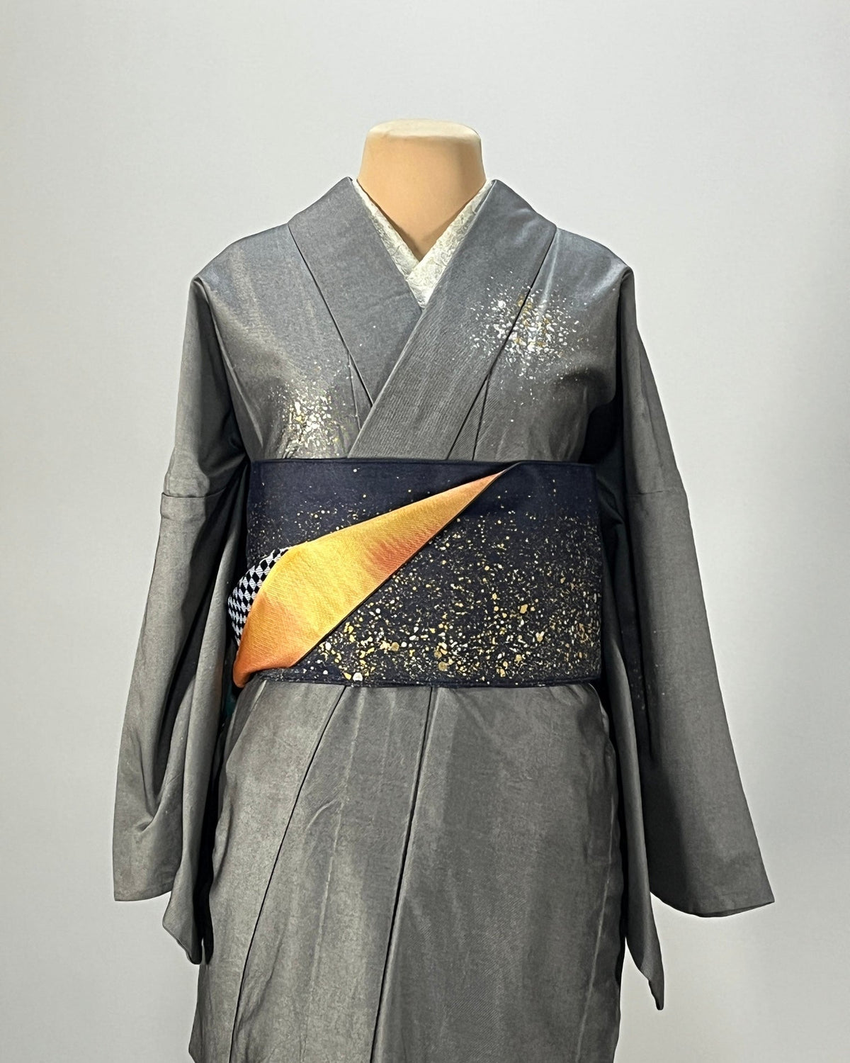 つくり帯 | 和の羽 | シルクデニム | 七彩染 | 児島帯 | 宇宙 | sora | 武田染工 | 武田和也