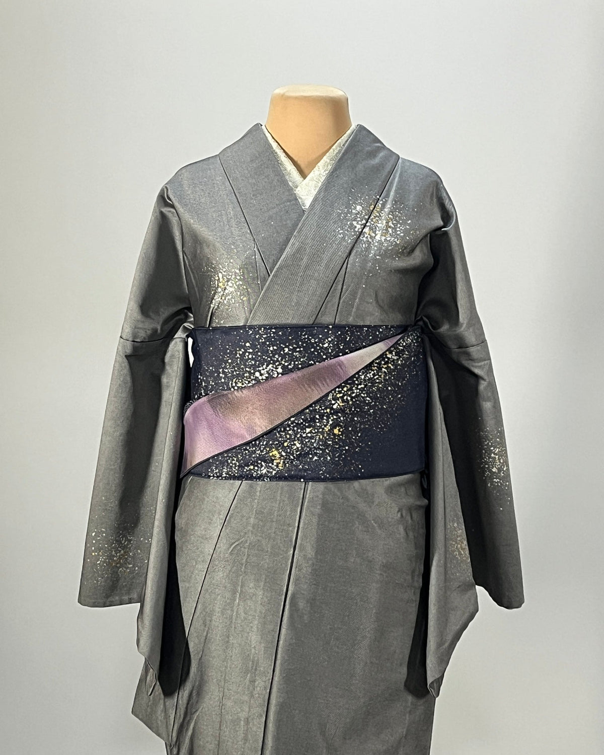 つくり帯 | 和の羽 | シルクデニム | 七彩染 | 児島帯 | 宇宙 | sora | 武田染工 | 武田和也