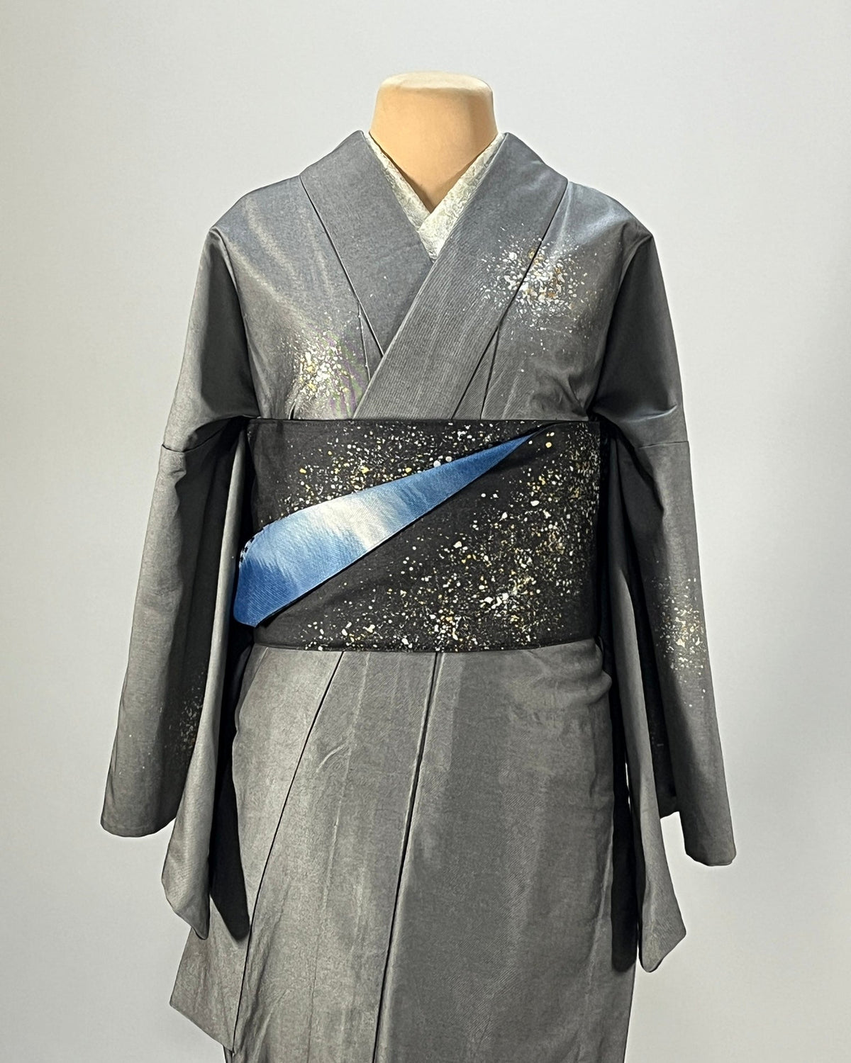 つくり帯 | 和の羽 | シルクデニム | 七彩染 | 児島帯 | 宇宙 | sora | 武田染工 | 武田和也