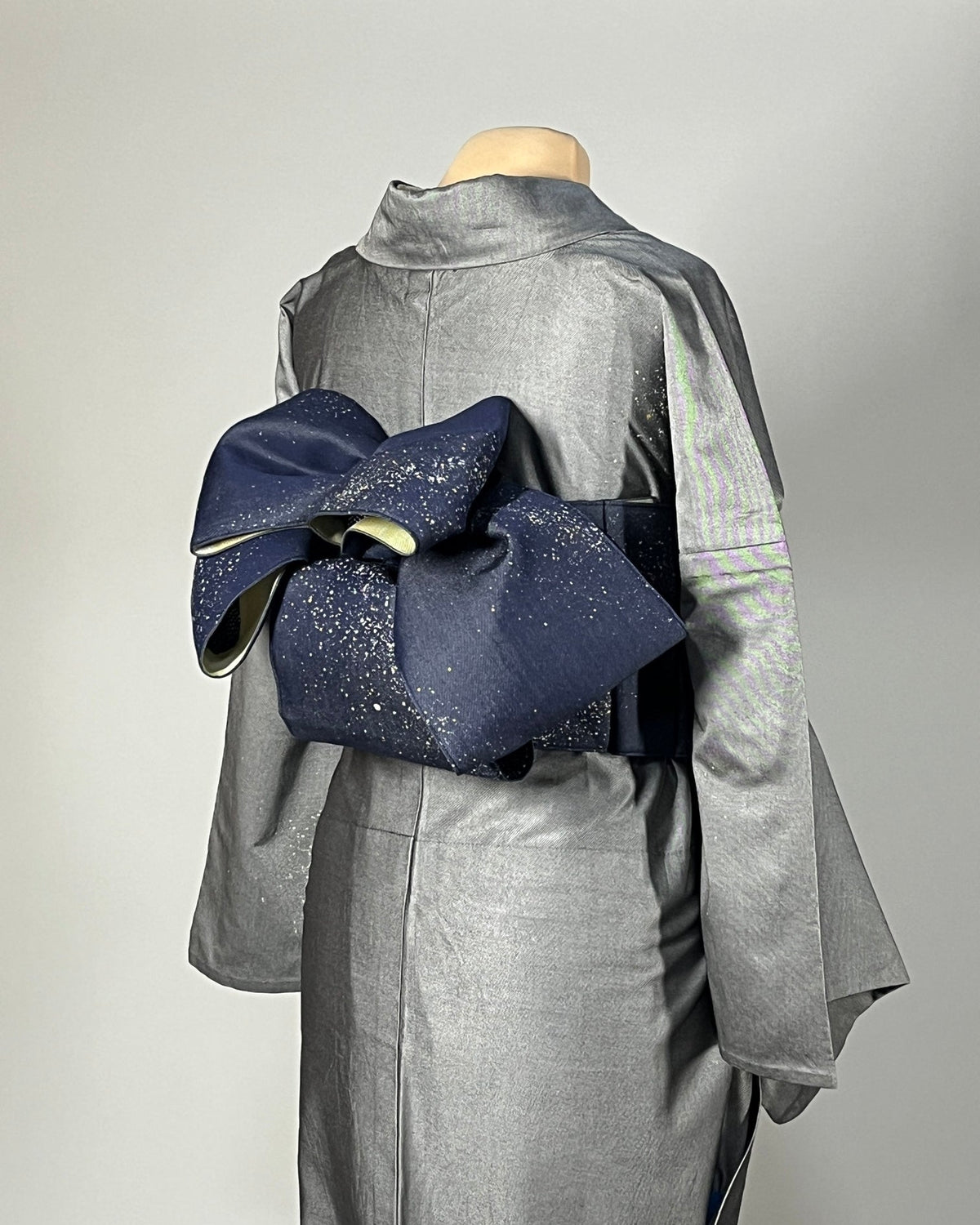 つくり帯 | 和の羽 | シルクデニム | 七彩染 | 児島帯 | 宇宙 | sora | 武田染工 | 武田和也