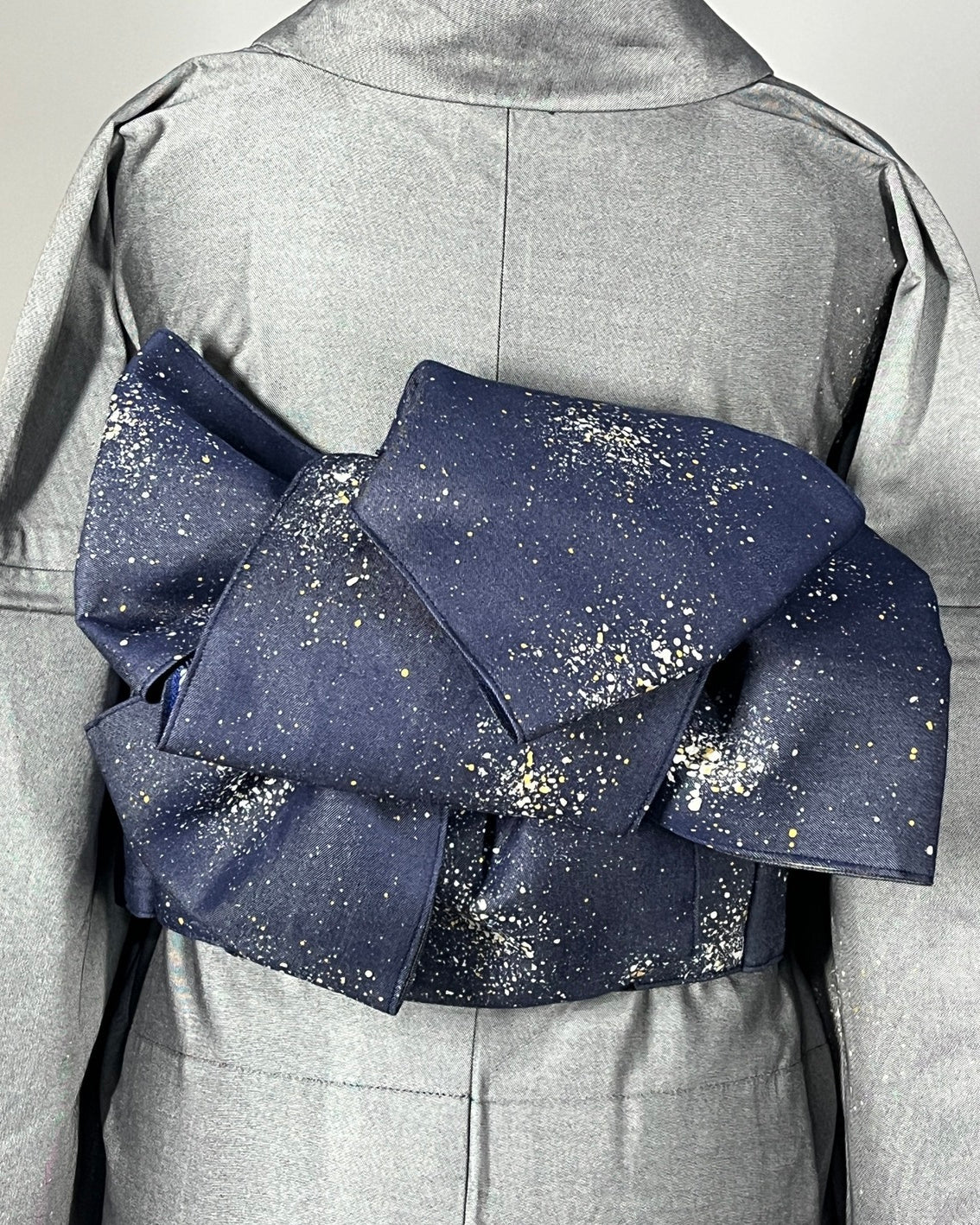 つくり帯 | 和の羽 | シルクデニム | 七彩染 | 児島帯 | 宇宙 | sora | 武田染工 | 武田和也
