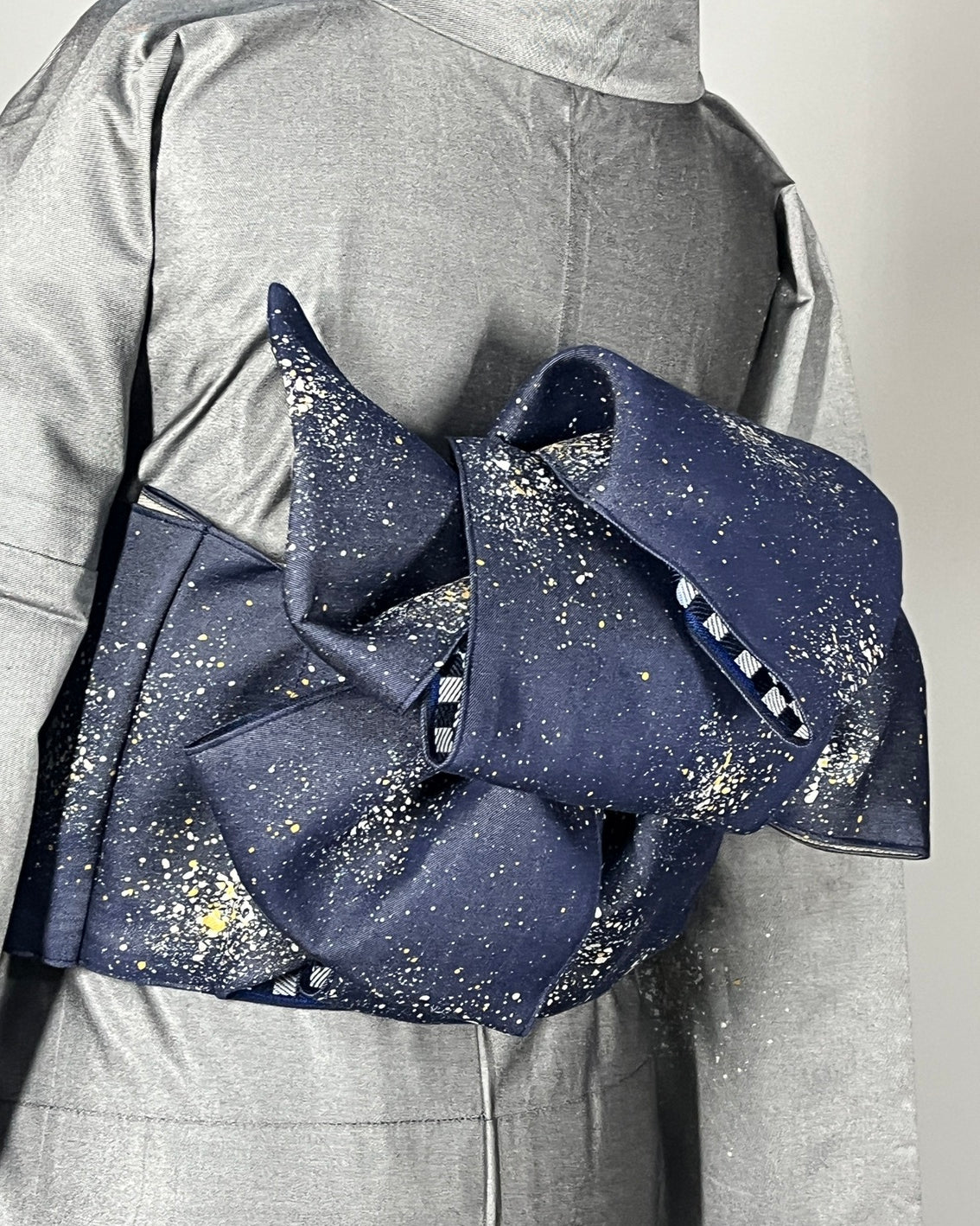 つくり帯 | 和の羽 | シルクデニム | 七彩染 | 児島帯 | 宇宙 | sora | 武田染工 | 武田和也