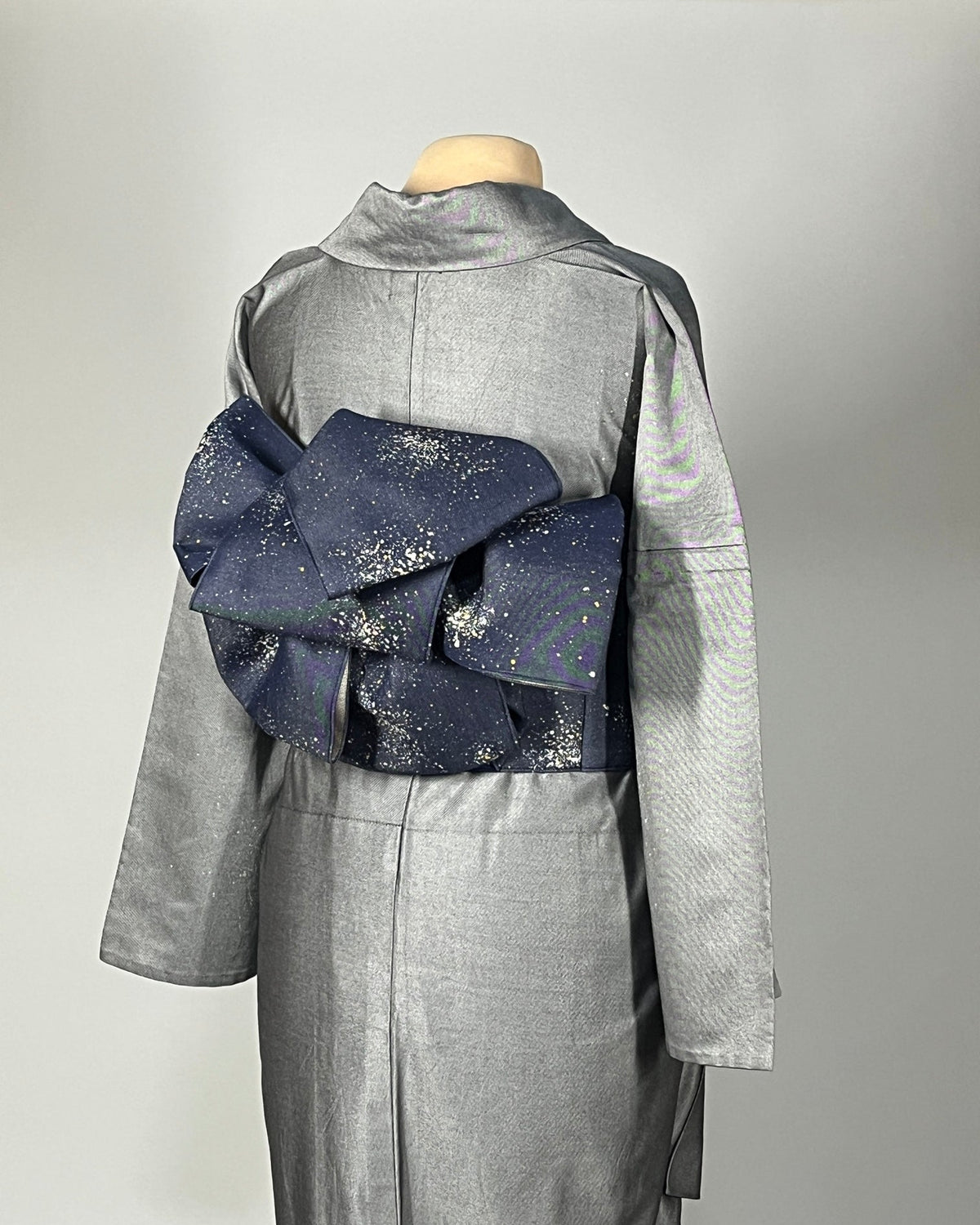 つくり帯 | 和の羽 | シルクデニム | 七彩染 | 児島帯 | 宇宙 | sora | 武田染工 | 武田和也