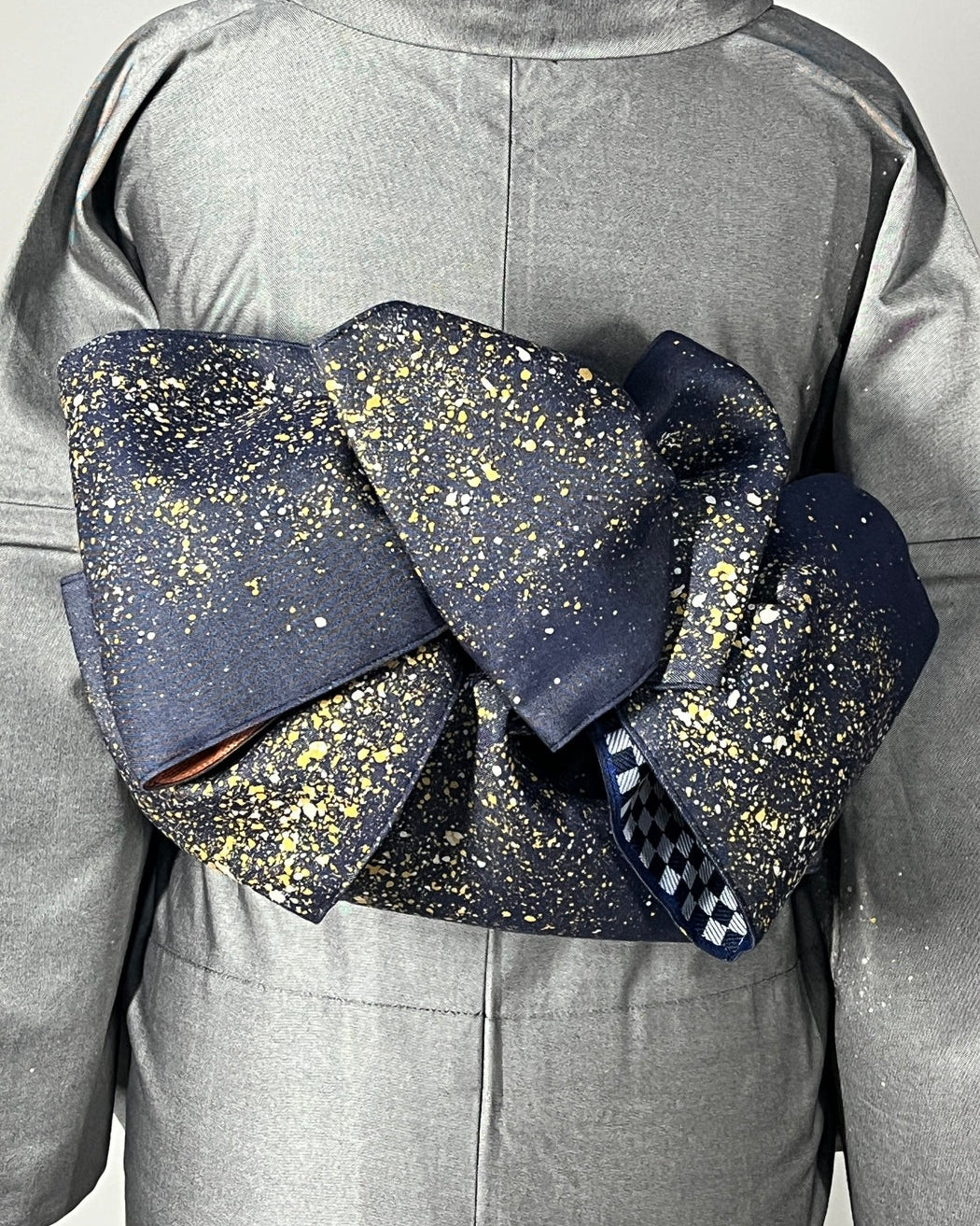 つくり帯 | 和の羽 | シルクデニム | 七彩染 | 児島帯 | 宇宙 | sora | 武田染工 | 武田和也