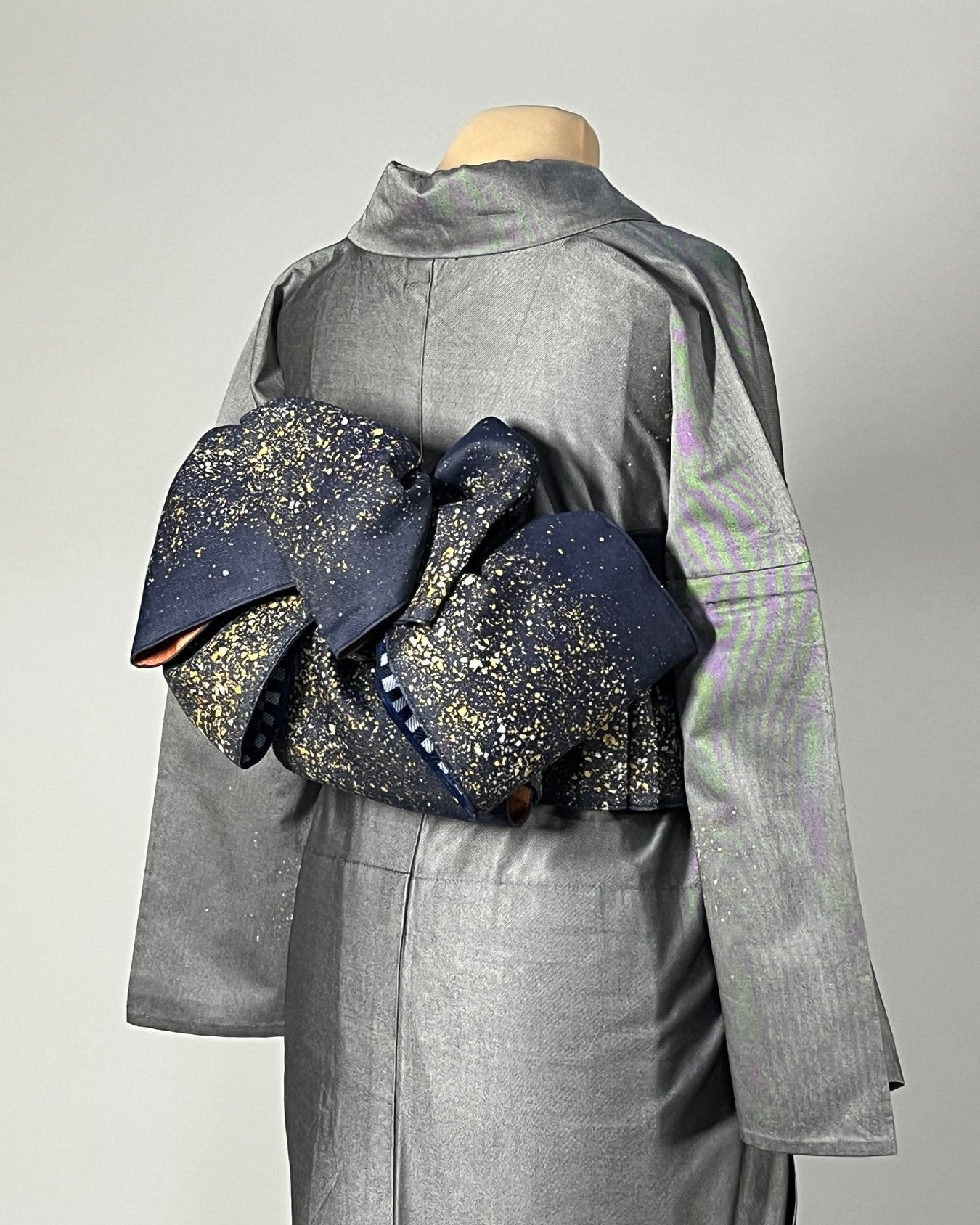 つくり帯【和の羽】～ 蒼『満天』～ – 岡山の着物通販 児島帯 kojimaobi