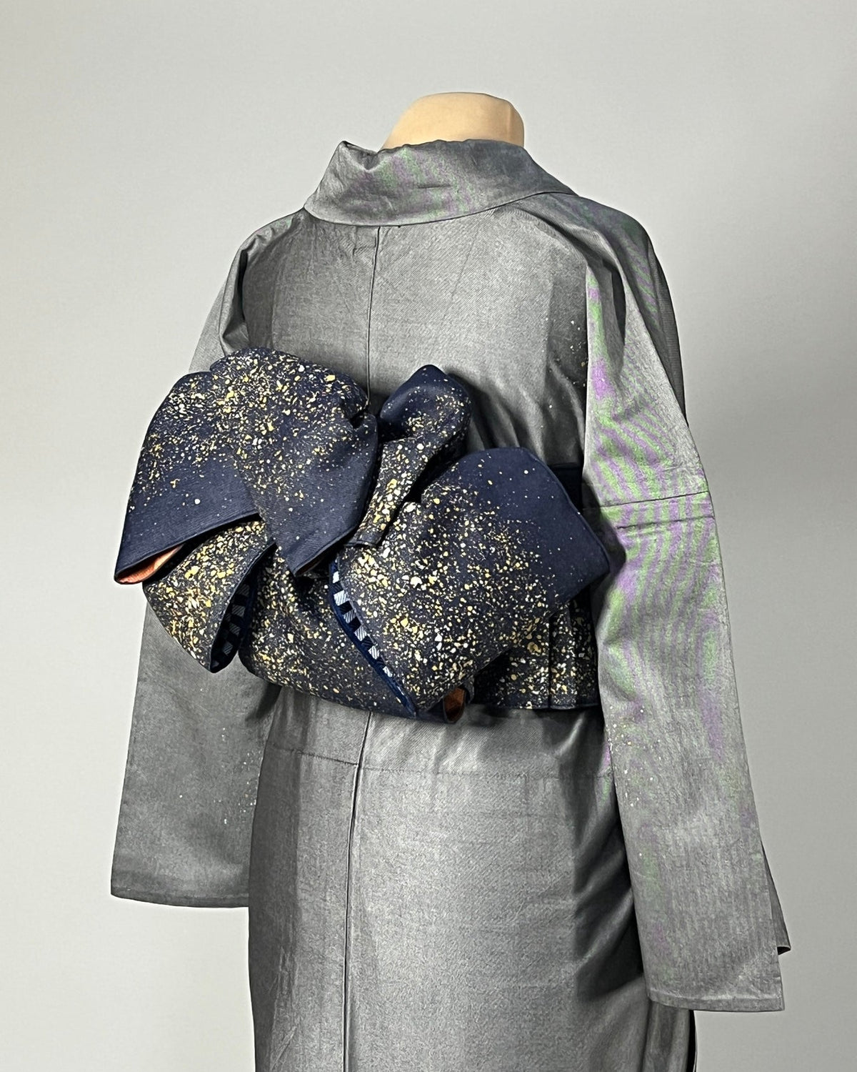 つくり帯 | 和の羽 | シルクデニム | 七彩染 | 児島帯 | 宇宙 | sora | 武田染工 | 武田和也