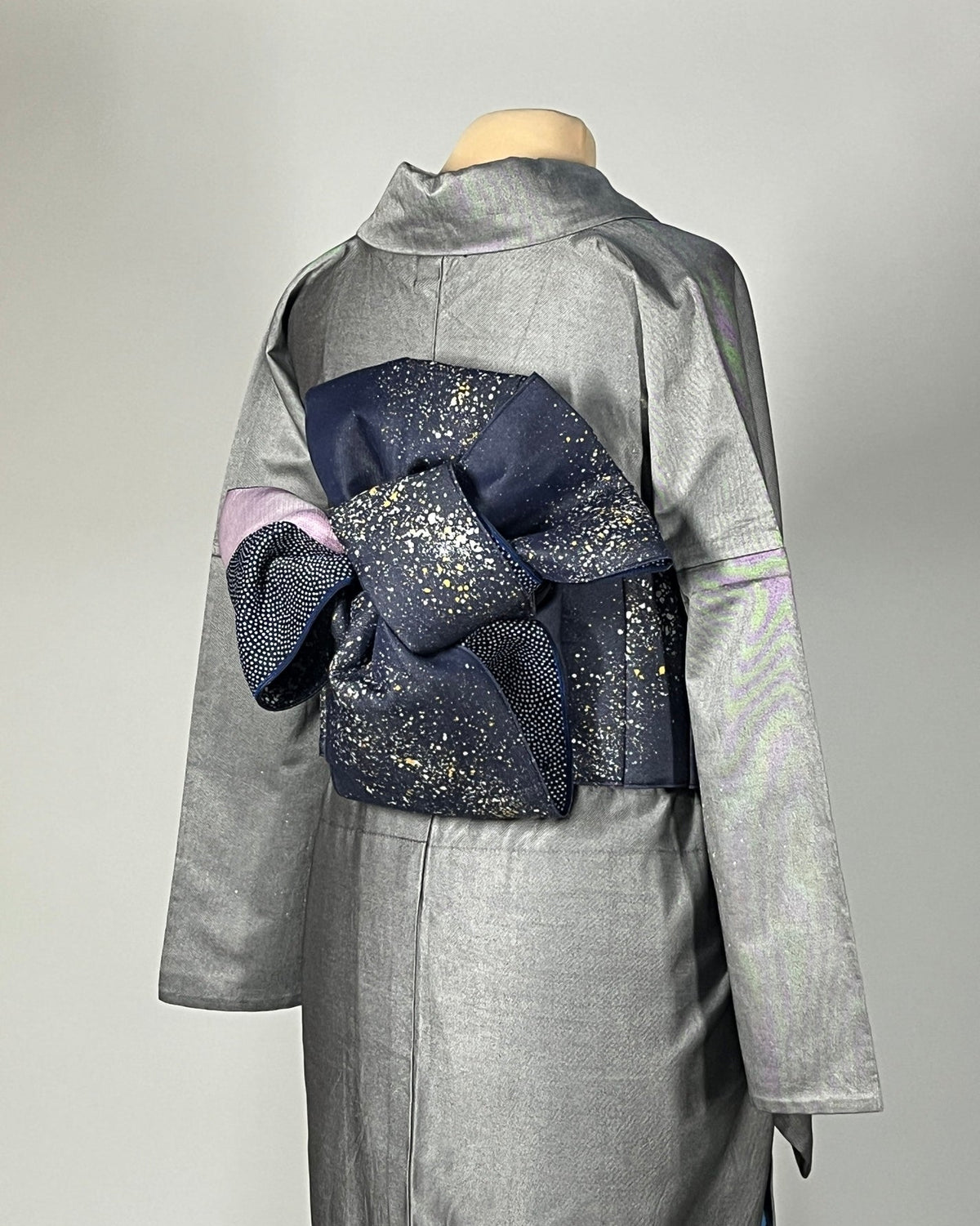つくり帯 | 和の羽 | シルクデニム | 七彩染 | 児島帯 | 宇宙 | sora | 武田染工 | 武田和也