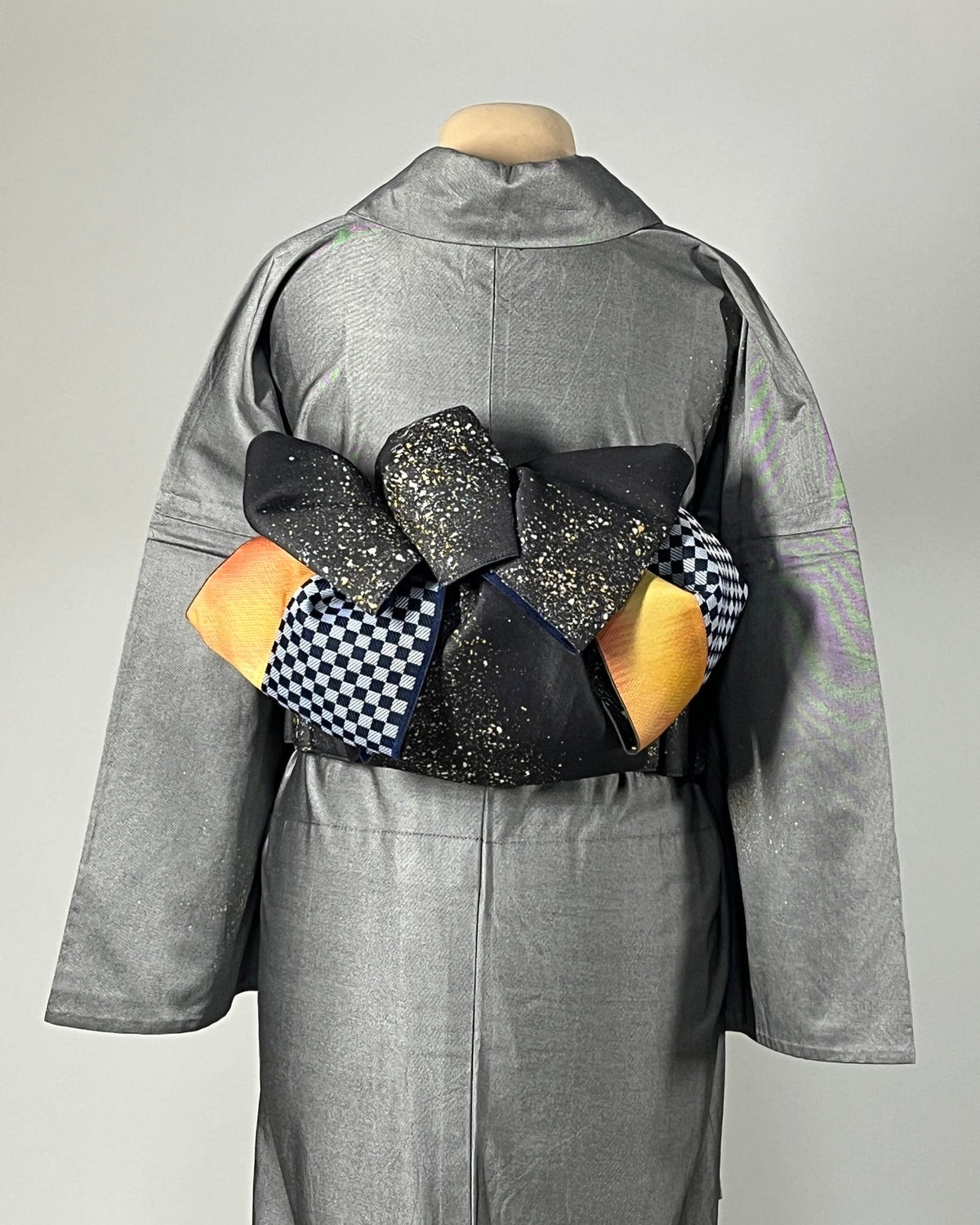 つくり帯 | 和の羽 | シルクデニム | 七彩染 | 児島帯 | 宇宙 | sora | 武田染工 | 武田和也