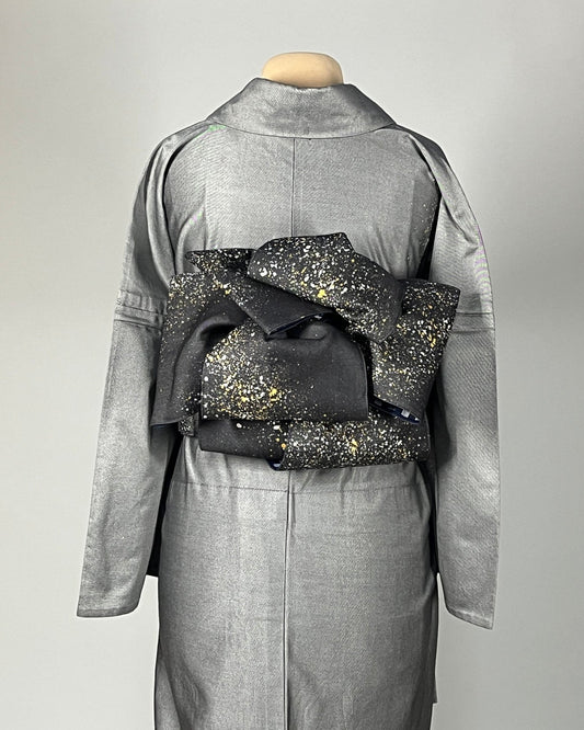 つくり帯 | 和の羽 | シルクデニム | 七彩染 | 児島帯 | 宇宙 | sora | 武田染工 | 武田和也
