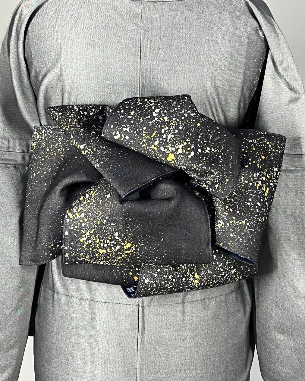 つくり帯 | 和の羽 | シルクデニム | 七彩染 | 児島帯 | 宇宙 | sora | 武田染工 | 武田和也